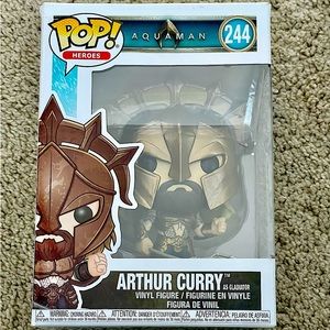 NIB Funko Pop! Heroes Aquaman 244 Arthur Curry (Gladiator)​